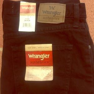 Wrangler Black Jeans 34x34 New with Tags